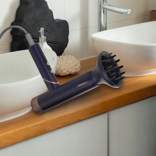 Пълен контрол: 3 скорости, 2 температури и студен въздух