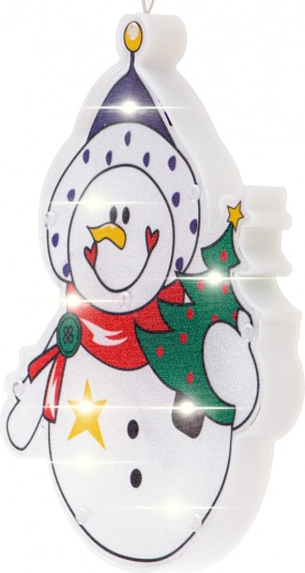 Magical snowman with LED lights
