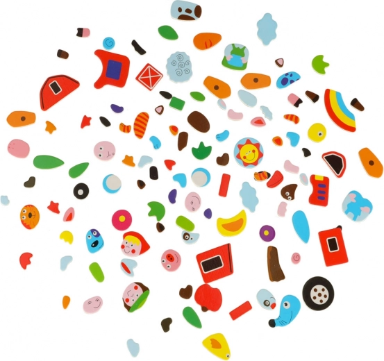 Голям брой магнитни елементи