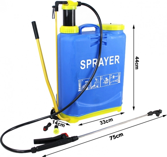 Голям резервоар 16 l и удобно носене