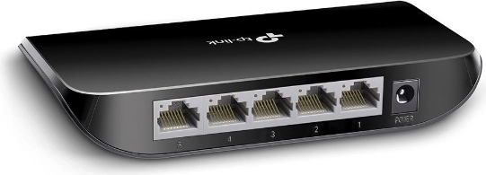 5x гигабитов Ethernet