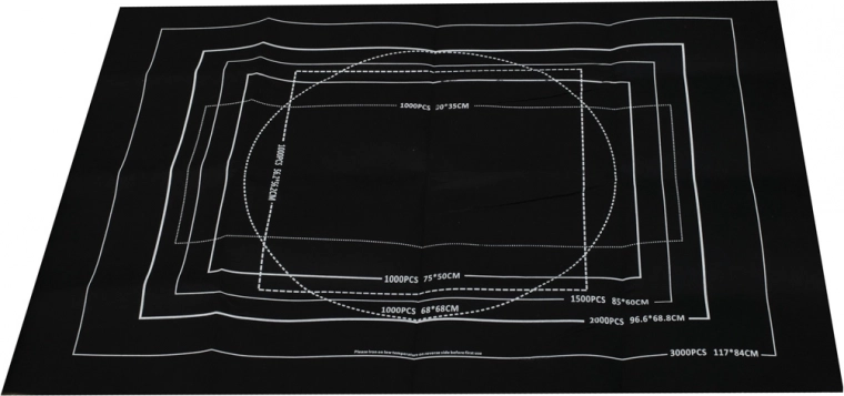 Точно отбелязване за различни размери пъзели