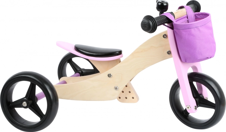 2-in-1: from tricycle to balance bike