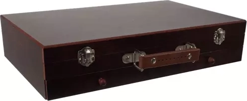 Практично дървено куфарче