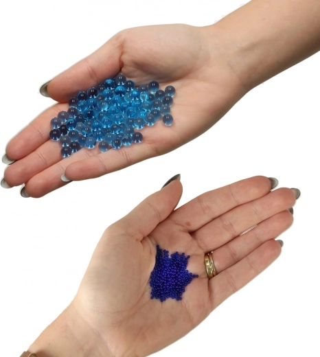 Различни размери след хидратация