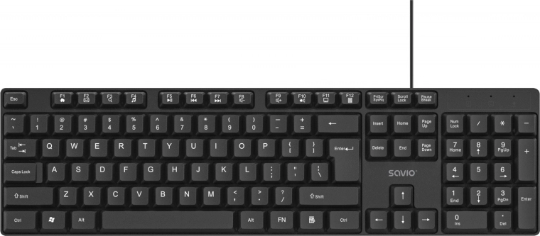 Пълноценен US layout със 104 клавиша