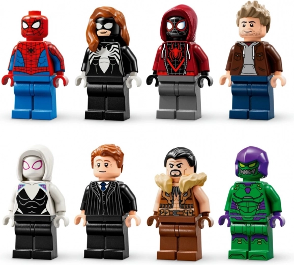 8 iconic minifigures and action accessories