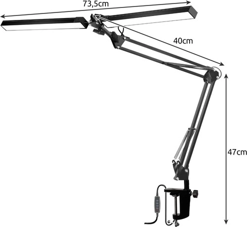Регулируема конструкция с двойно осветление