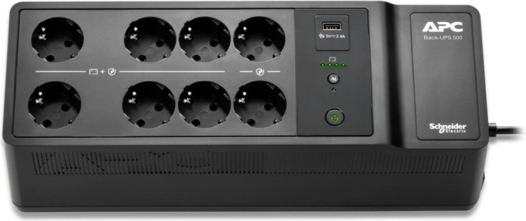 8 Schuko outlets for your entire setup