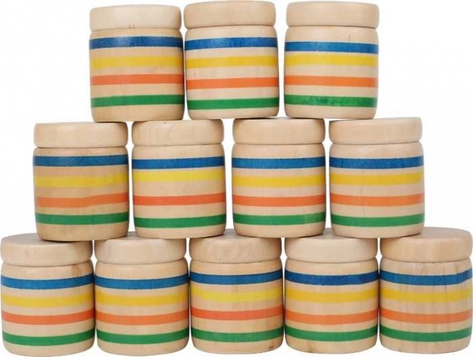 Дървени кутийки с винтови капачки