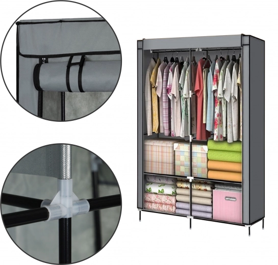 Стабилна метална конструкция и издръжливи рафтове