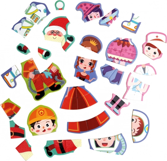 95 magnetic pieces for endless combinations