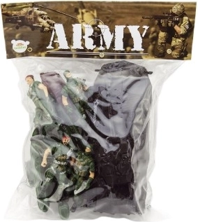 Complete army set in convenient packaging