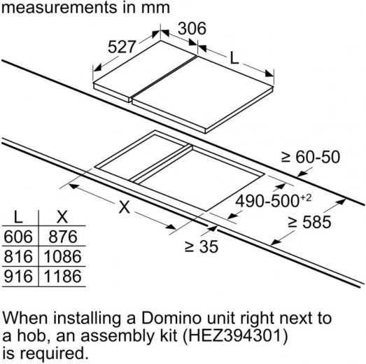 Modular Domino system and precise installation