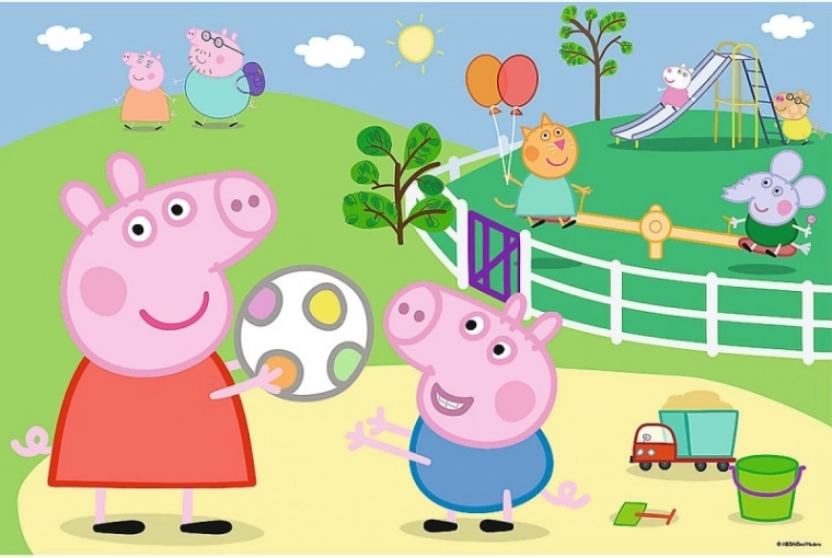 популярен мотив PEPPA PIG на площадката