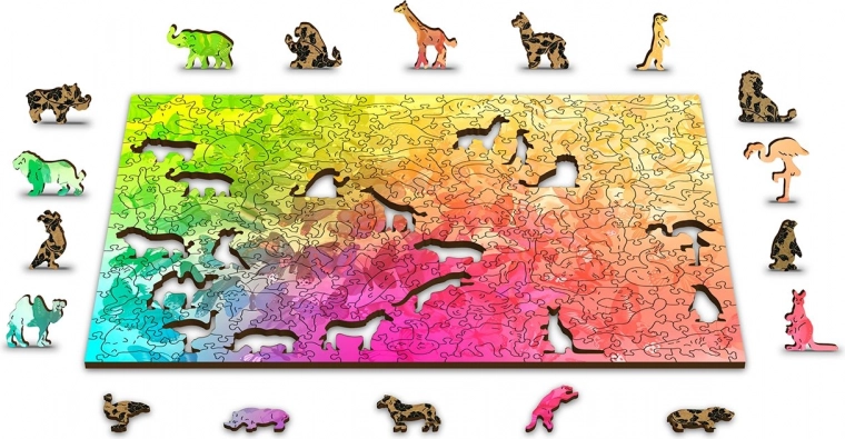 Uniquely shaped pieces