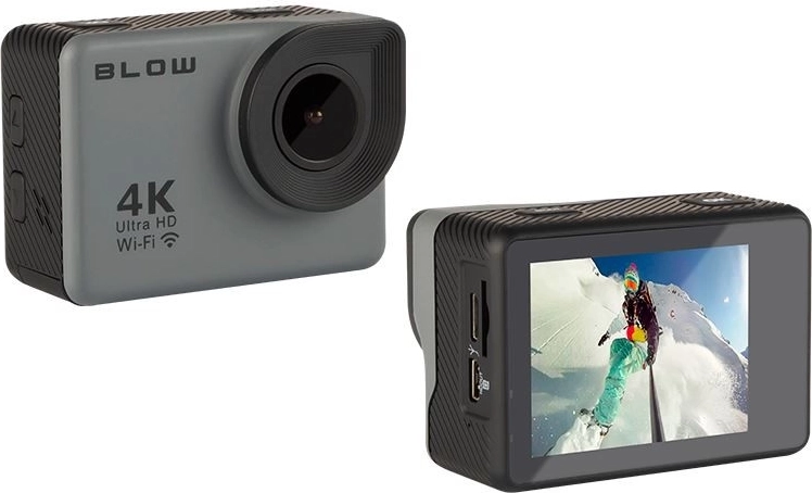 Широк кадър 170° и ясен 2" LCD за екстремни спортове