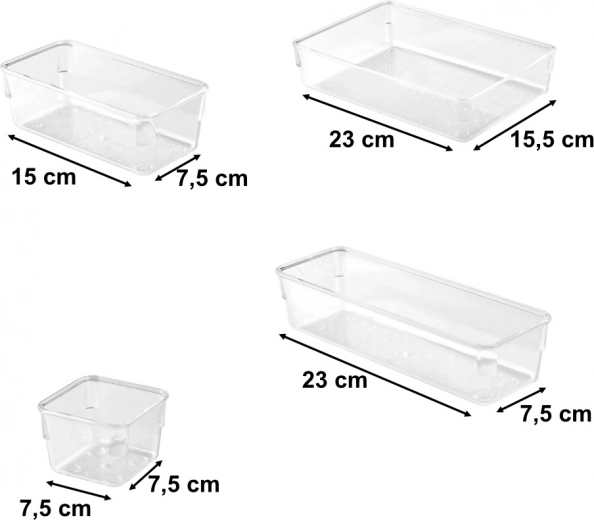Четири размера за максимална гъвкавост