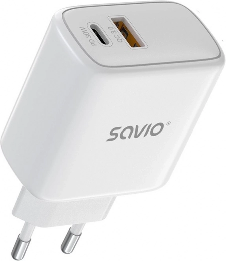 Two ports: USB‑C PD + USB‑A QC 3.0