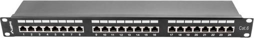 1U за 19" рак с укрепващ рафт