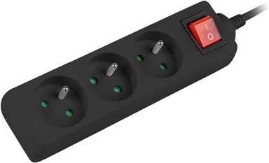 Three sockets for multiple devices