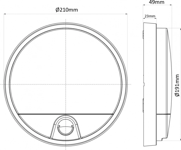 Compact dimensions for easy installation