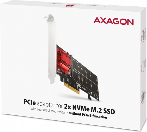 Two M.2 NVMe drives without the need for bifurcation