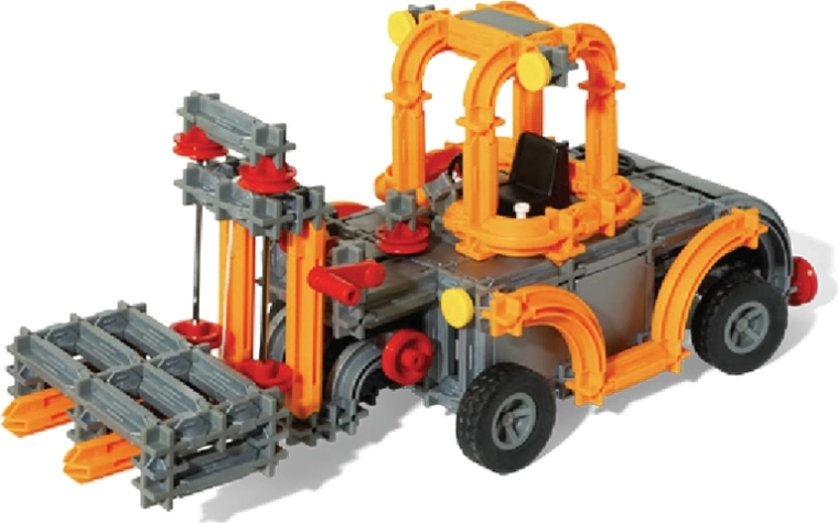 Forklift for realistic loading