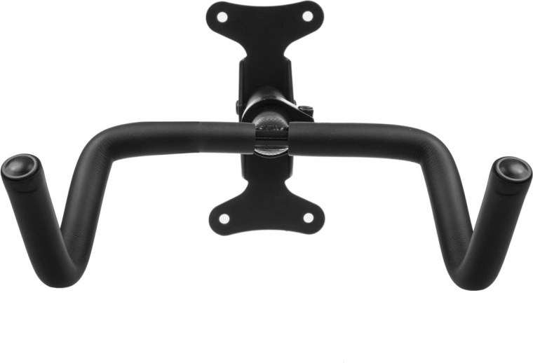Rubberized hooks protect the bike frame