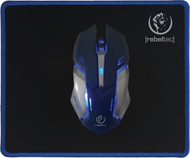 Ergonomic gaming mouse and smooth mouse pad