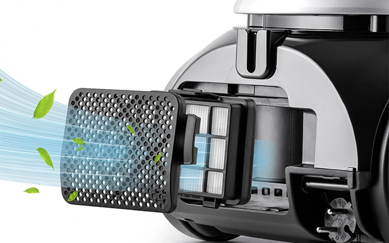 Силна смукателна мощност и ефективна HEPA 12 филтрация