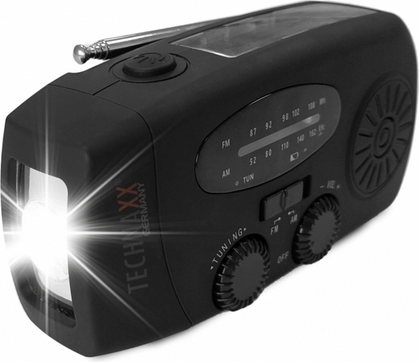 AM/FM радио и ярък LED фенер