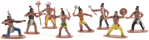 Detailed plastic figures