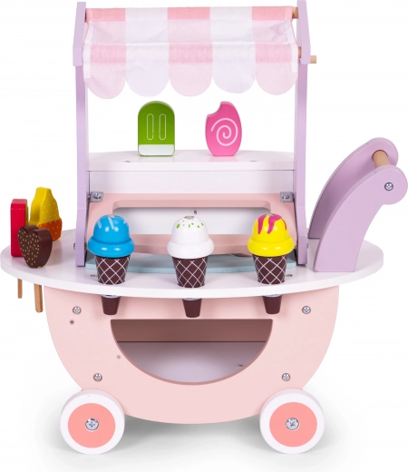 Mobile stand with storage space