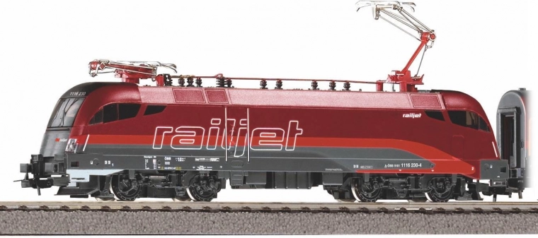 Детайлен модел RAILJET ÖBB