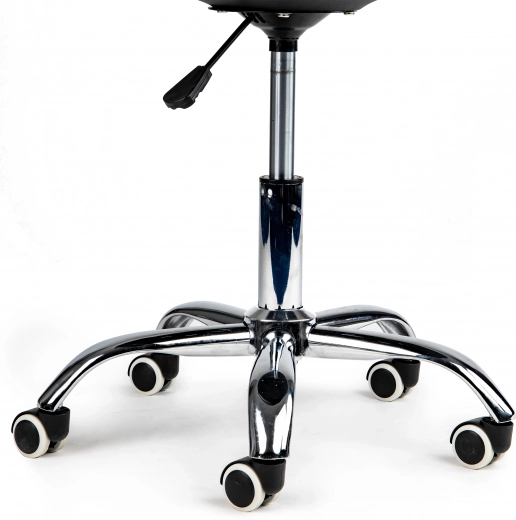 Стабилна хромирана основа с гумени колелца