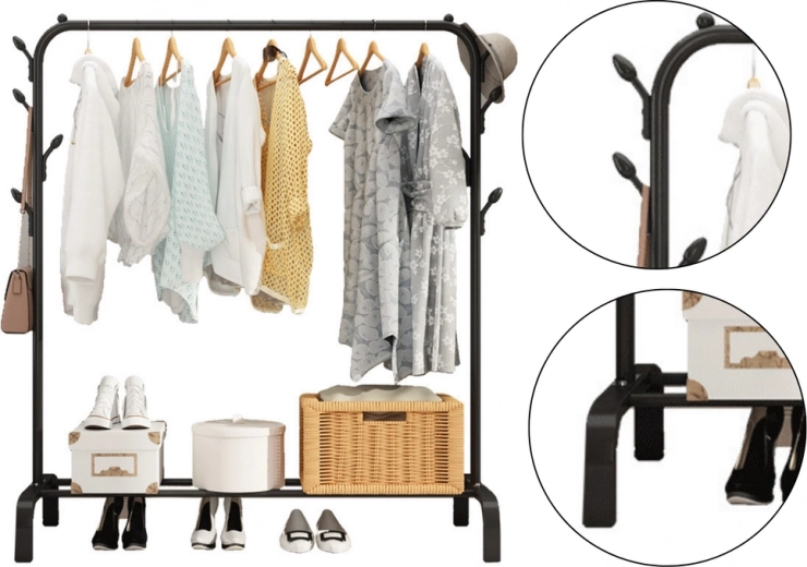 Практична долна полица за обувки и кутии