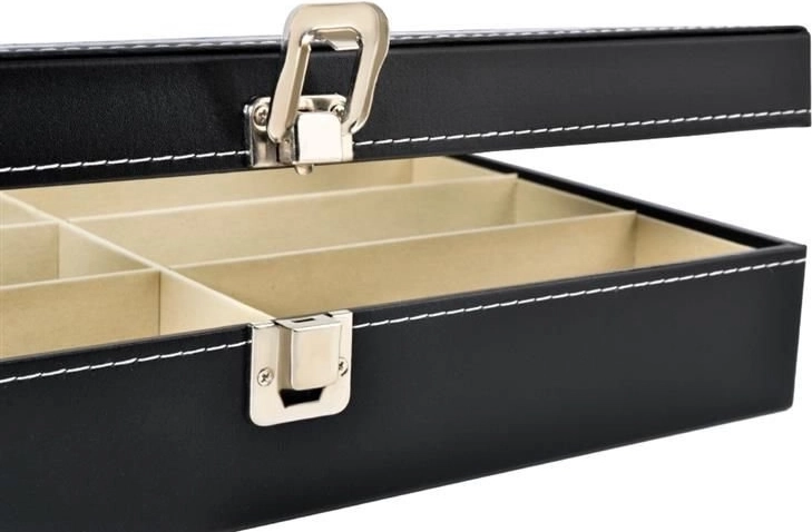 Елегантна еко кожа с контраст