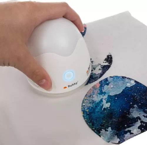 Комбинация от лампа и машинка за мъхчета