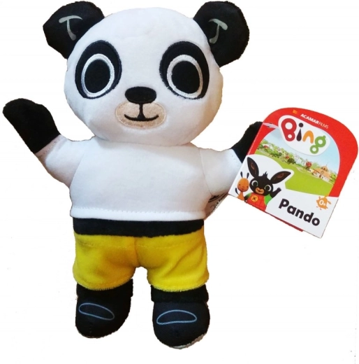 PANDO: a cheerful buddy in yellow shorts