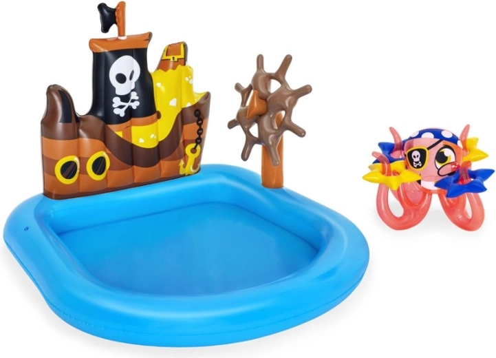 Pirate ship with helm