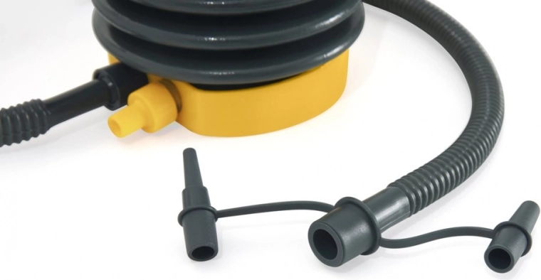 Three adapters for different valves