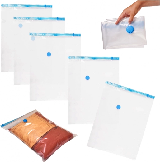 Комплект от пет вакуумни торби за съхранение