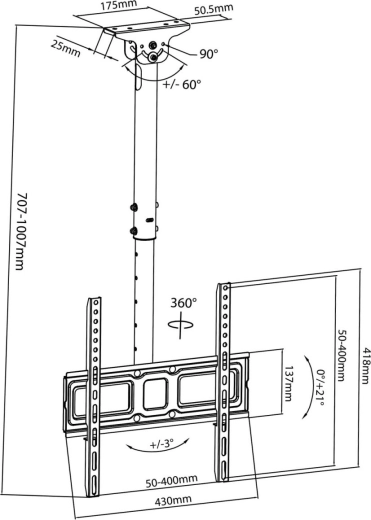 Регулируем наклон и завъртане