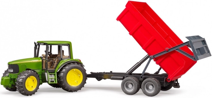 Tipping trailer with automatic tailgate