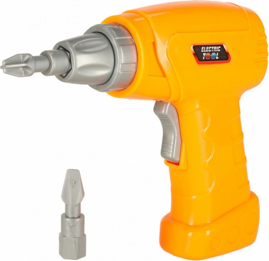 Electric toy drill and tools