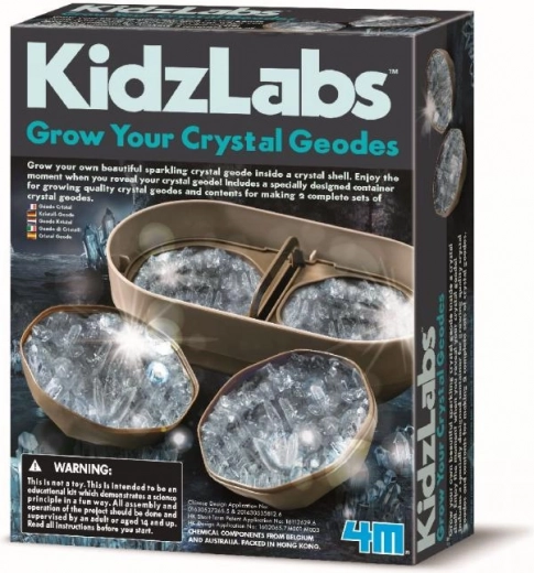 Отгледайте свой собствен блестящ геод