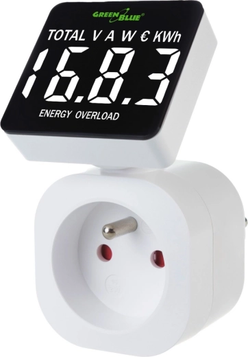Clear rotating display for easy reading