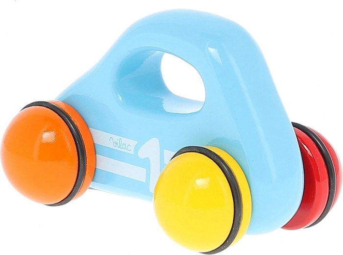 Rubberized wheels for quiet and stable ride