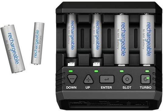 Четири независими слота AA/AAA